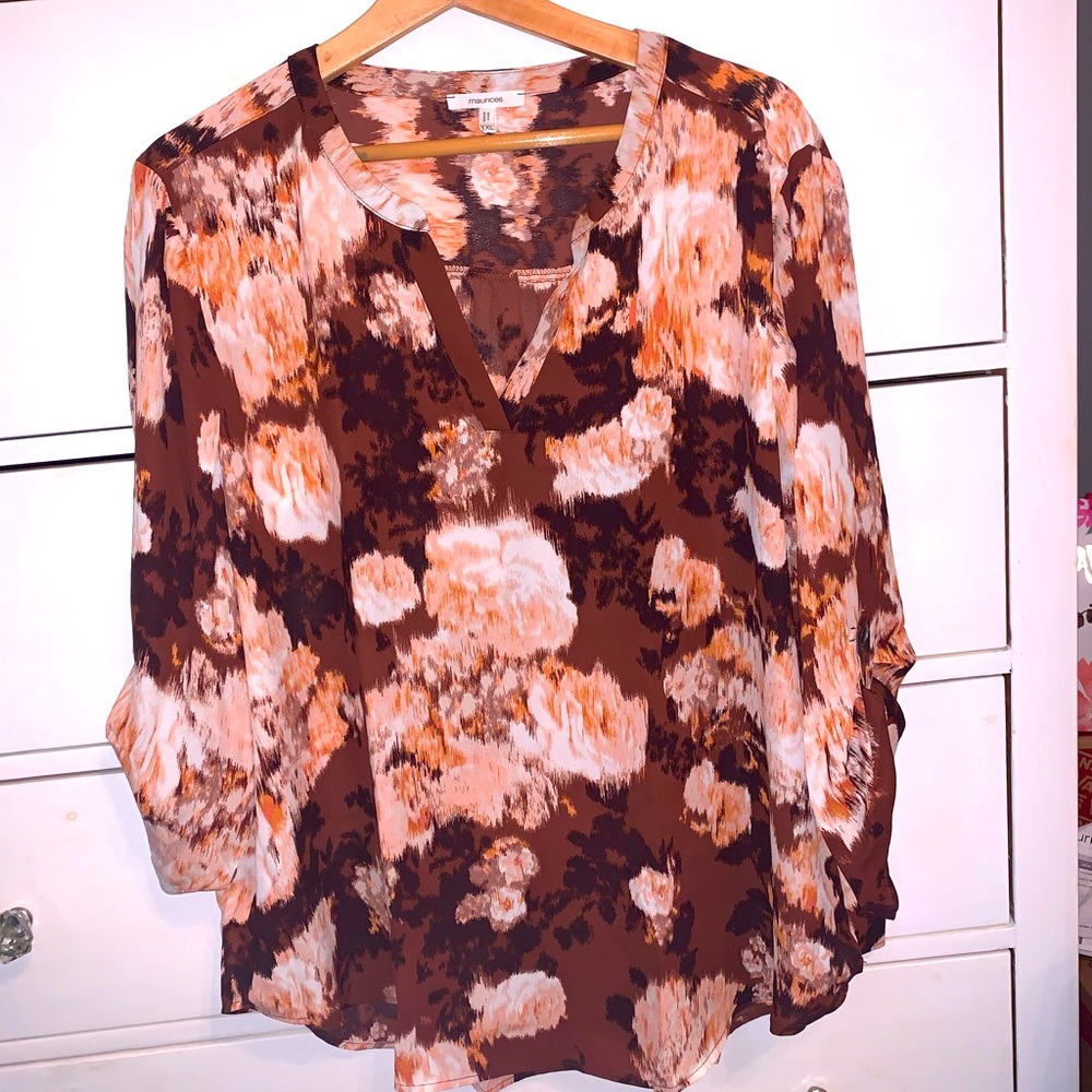 NWOT Maurices fall 2021 pullover blouse
